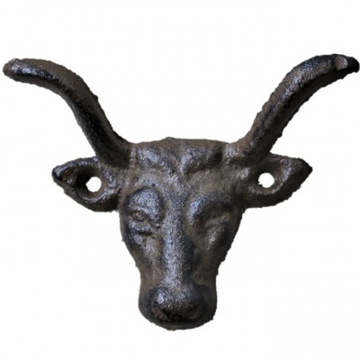 56428 - CAST IRON BULL HEAD (6 PIECE SET)